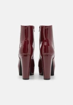 Anna Field Enkellaarsjes Met Hoge Hak - Dark Red -Anna Field Verkoop 2a5b99900a9343c581fcd9117be722b4