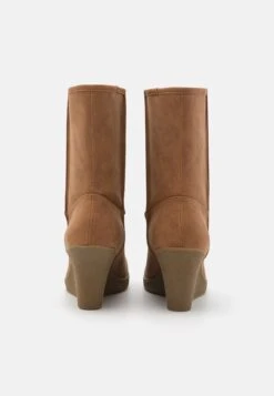 Anna Field Winter Boot - Enkellaarsjes Met Sleehak - Cognac -Anna Field Verkoop 7996478d26b54973a4236206968037b1