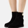 Anna Field Leather Winter Boot - Korte Laarzen - Black